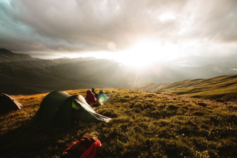 Zelten in luftiger Höhe