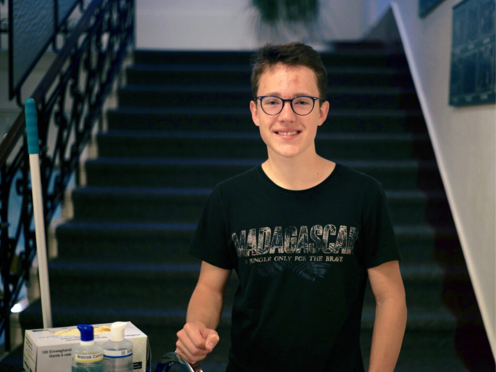 in der Hauswirtschaft