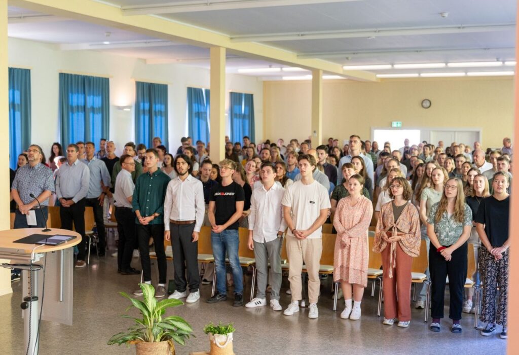 Gottesdienst in der Aula