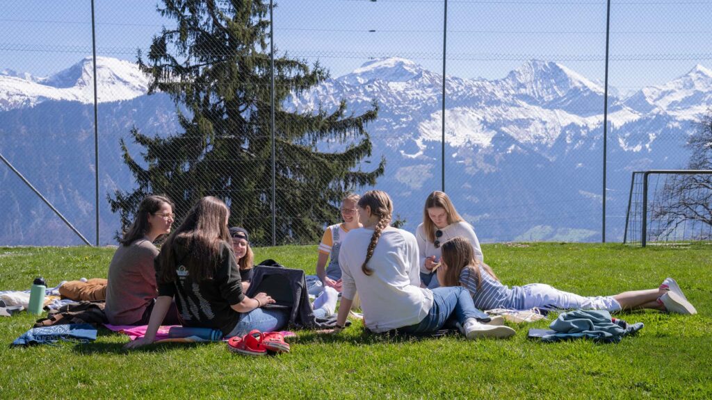 Studieren in der schönen Natur